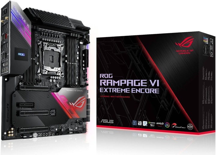 Produktbild ASUS ROG Rampage VI Extreme Encore (LGA 2066, Intel X299, E-ATX)