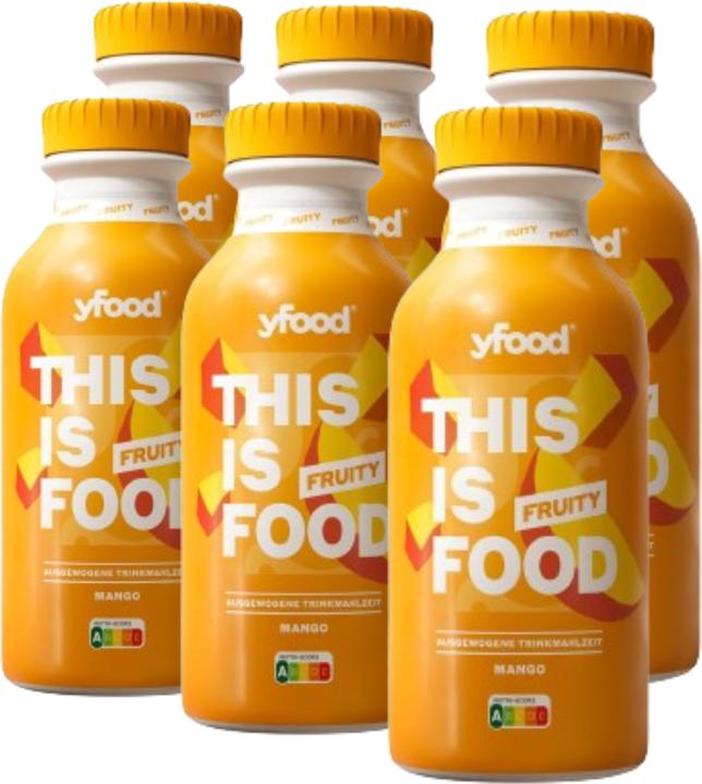 Image du produit YFood Repas à boire Fruity Mango 500ml (Mangue, 1 x)