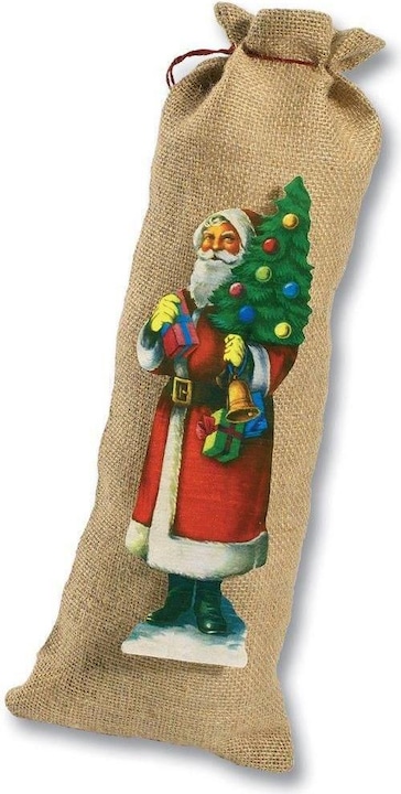 Folia Santa Claus jute bag (Gift bag)