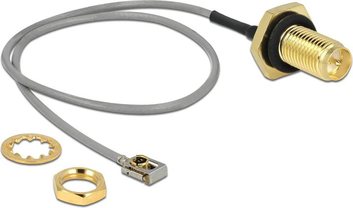 Actual product image Delock RP-SMA-Bu - MHF(I-Pex)LK cable (3.20 dB, Antenna cable)