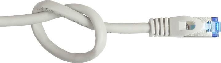 Actual product image Good Connections RNS® patch cable SmartFLEX, Cat.6A, S/FTP, PiMF, halogen-free (LSZH), 500MHz, CU, grey, 0.15m, ® (S/FTP, CAT6a, 0.15 m)