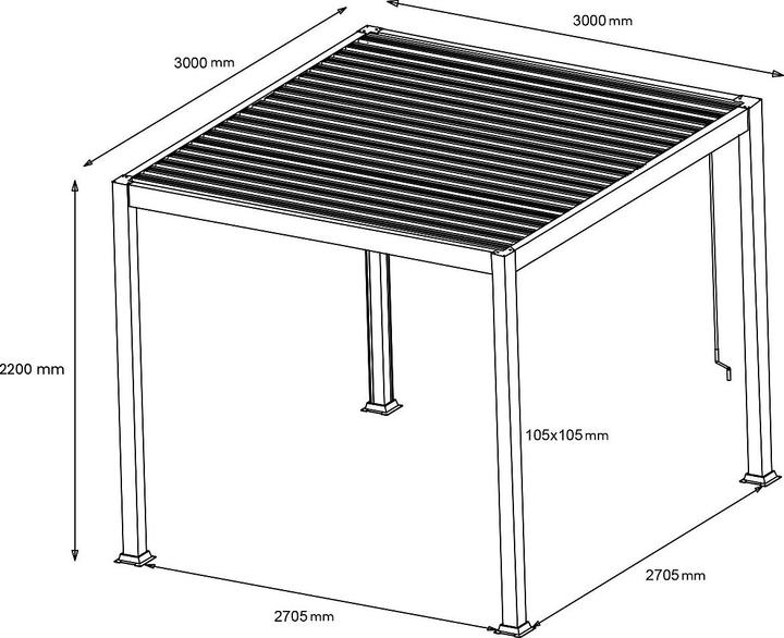 Produktbild Vente-unique Amalfi (300 cm, 300 cm)
