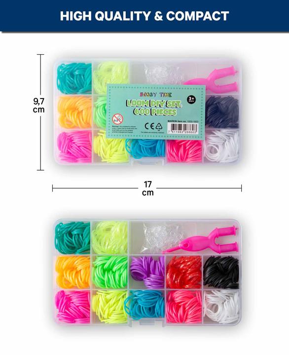 Produktbild I Am Creative Loom DIY Set, 600 Stk.