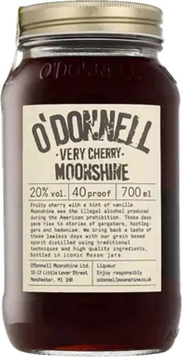 O'Donnell Moonshine PRALLE KIRSCHE Likör 20% Vol. 0,7l
