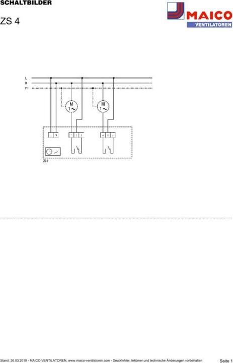 Actual product image Maico Elektroapparate-Fabrik GmbH Timer switch 2-channel ZS 4