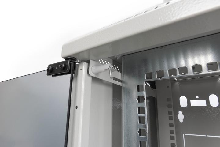 Actual product image Digitus Combi Wall Mounting Cabinet 254 mm (10") and 482.6 (19") mm (10 inch rack)