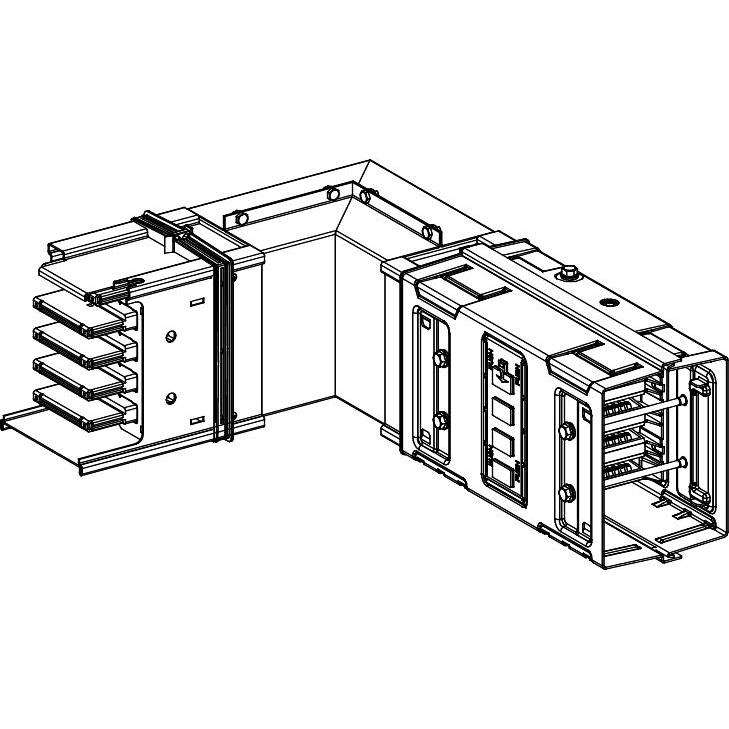 Schneider Electric SE KSC800DLC40 Winkel 800 A Hochkant, Elektronikzubehör + Gehäuse, Weiss