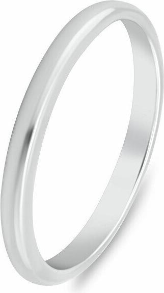 Produktbild Brilio Silver - Minimalist silver wedding ring RI149W - Circuit: 62 mm (62)