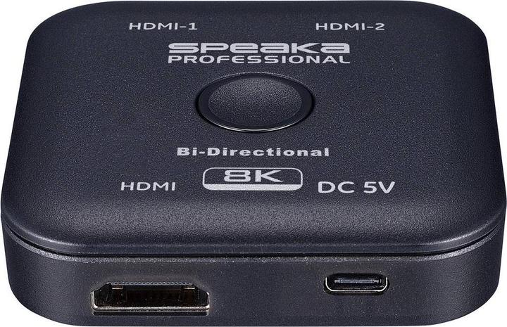 Actual product image SpeaKa Professional SP-11990132 2+1 port HDMI switch can be used bidirectionally 76