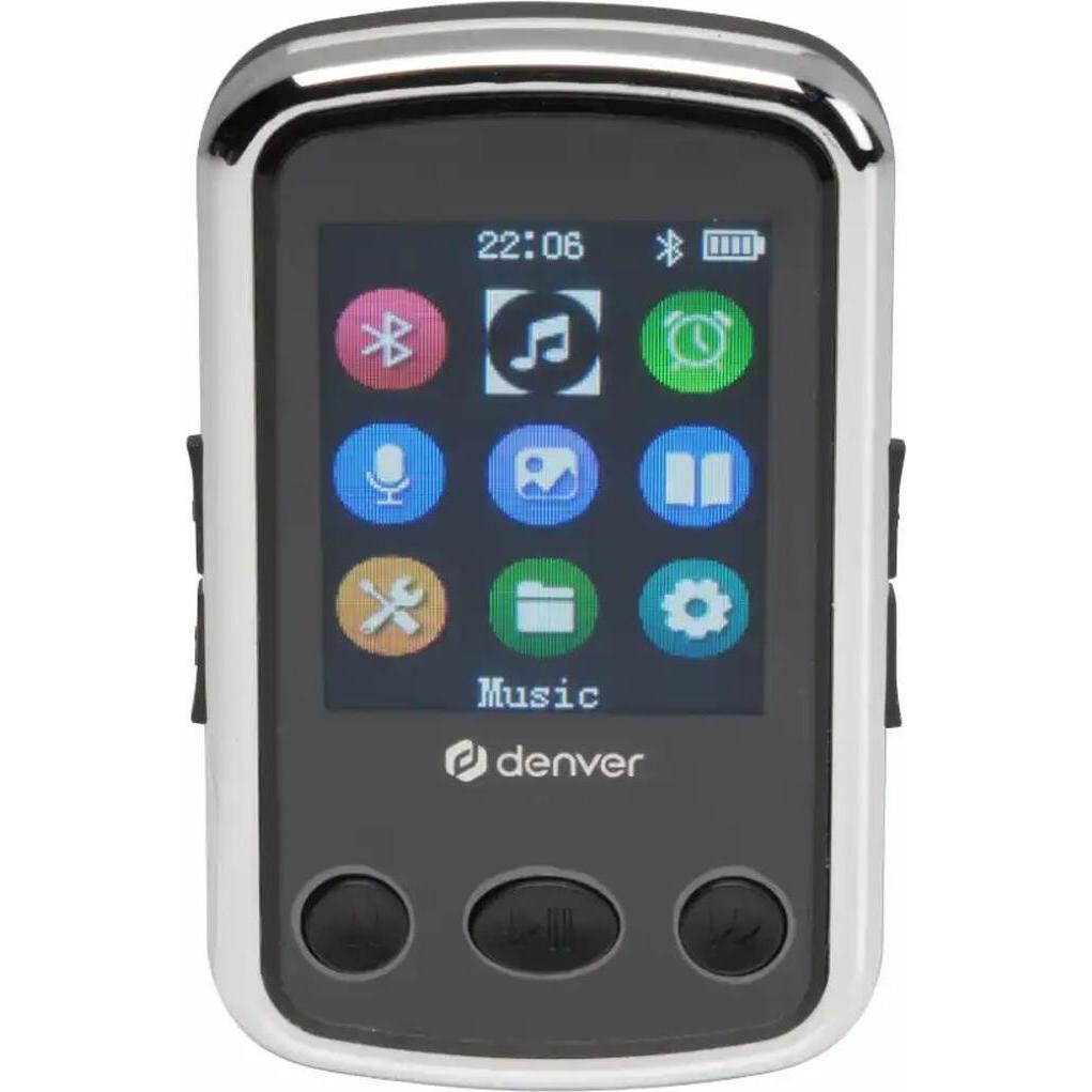 Denver MPS-320B - Bluetooth - MP3-Afspiller 32 GB (32 GB), Lettore MP3 + dispositivo audio portatile, Nero