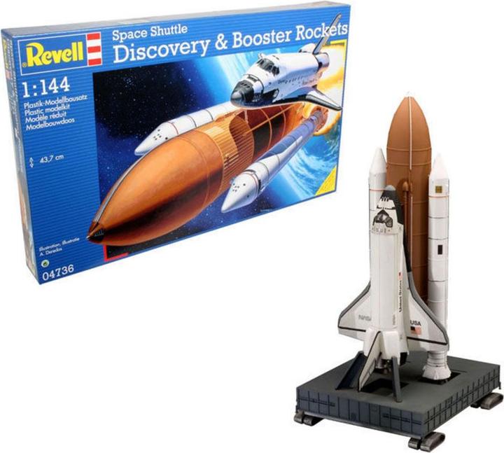 Revell Space Shuttle Discovery and Booster Rockets
