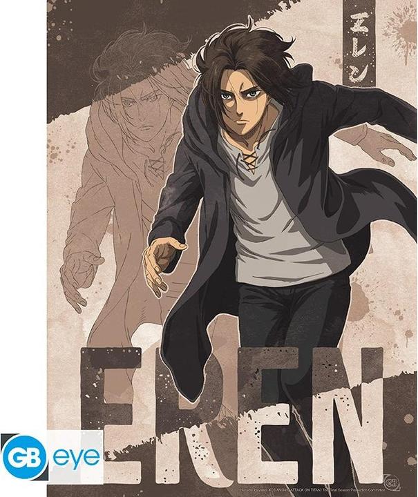 Actual product image GB Eye ATTACK ON TITAN - Portfolio 9 posters Characters S4 (21x29,7) (21 x 29.70 cm)