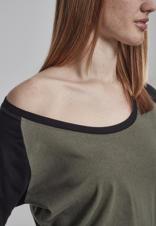 Actual product image Urban Classics Ladies 3/4 Contrast Raglan Tee (5XL)