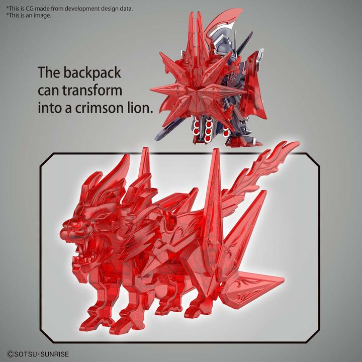 Actual product image Bandai Sdw Heroes Caesar Legend Gundam