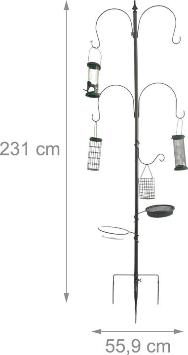 Actual product image Relaxdays Bird feeder