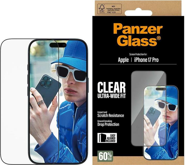Image du produit PanzerGlass Ultra Wide Fit (1 pièce(s), Apple iPhone 17 Pro)