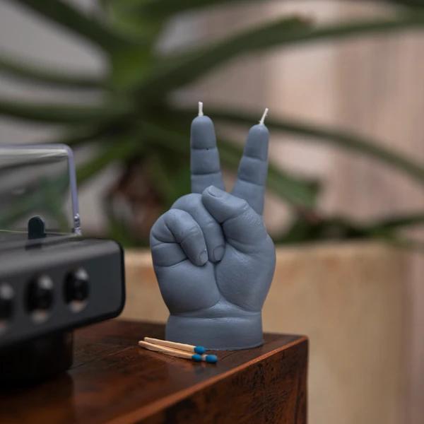 Immagine prodotto Candle Hand Bambino Pace Grau (1 pz.)