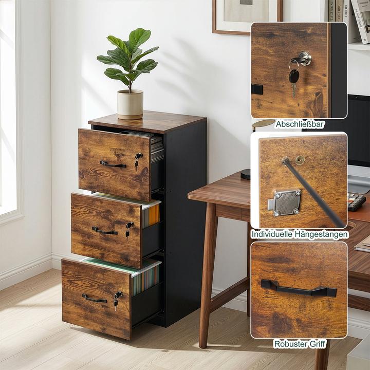 Produktbild Relaxdays Aktenschrank (40 x 40 x 103 cm)