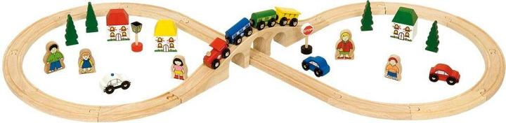 Actual product image Bigjigs Wooden train set