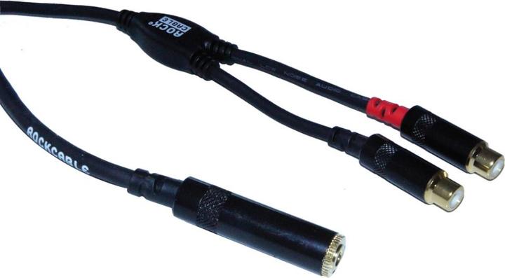 Actual product image Rock Cable NRA-070-0690 (0.15 m, 3.5mm jack (AUX), Cinch)