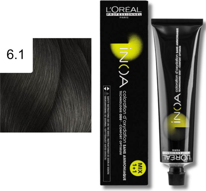 Produktbild L'Oréal Paris INOA 6,1 Dunkelblond Asch (6,1 Dunkelblond Asch)