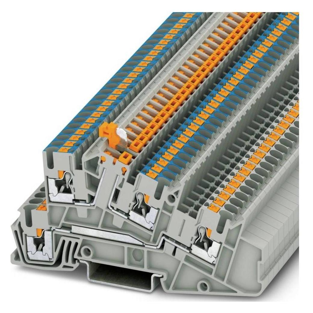 Phoenix Contact Grigio Terminale Di Installazione A Pavimento, Cavo + Spina Elettrica,