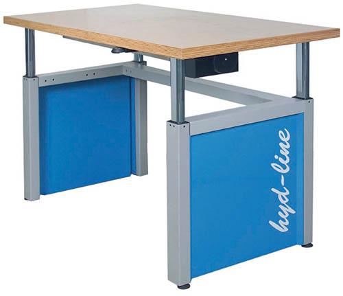 Actual product image Bedrunka & hirth Heavy duty table - hydline, hydraulic with electric control height adjustable (200 cm, 75 cm)