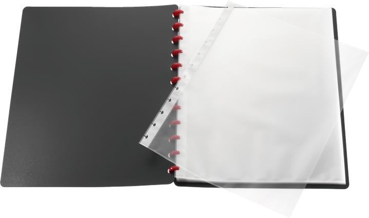 Immagine prodotto Herlitz Quaderno EasyFix, DIN A4, con 20 tasche, nero (A4, 1x)