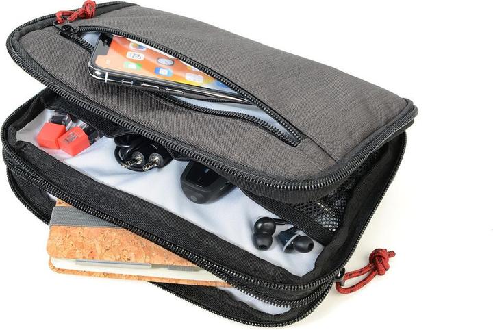Actual product image Troika BUSINESS TECH POUCH 2 Pochette pour câbles, gris
