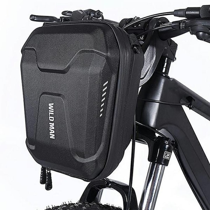 Immagine prodotto Hoco Bicycle accessory WILDMAN WILDMAN traveling bag for handlebars with zipper E8 3L black (3 l, Borsa portapacchi)