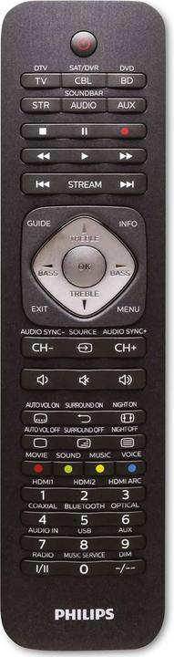 Produktbild Philips SRP5016/10 (Universal Fernbedienung, Infrarot)