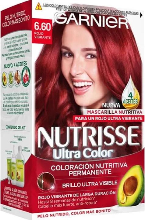 Actual product image Garnier NUTRISSE #6,60-rouge vibrant 1 u (6.60 Rouge Vibrant)