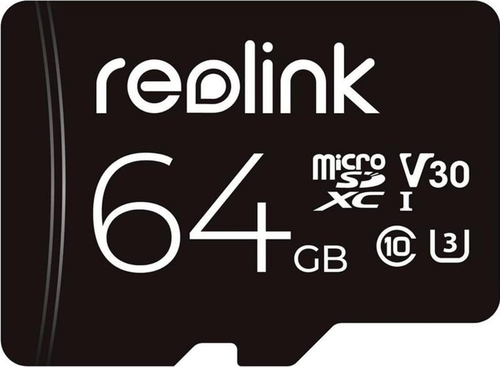 Reolink Carte Micro-SD (64 Go, microSD, U3, UHS-I)