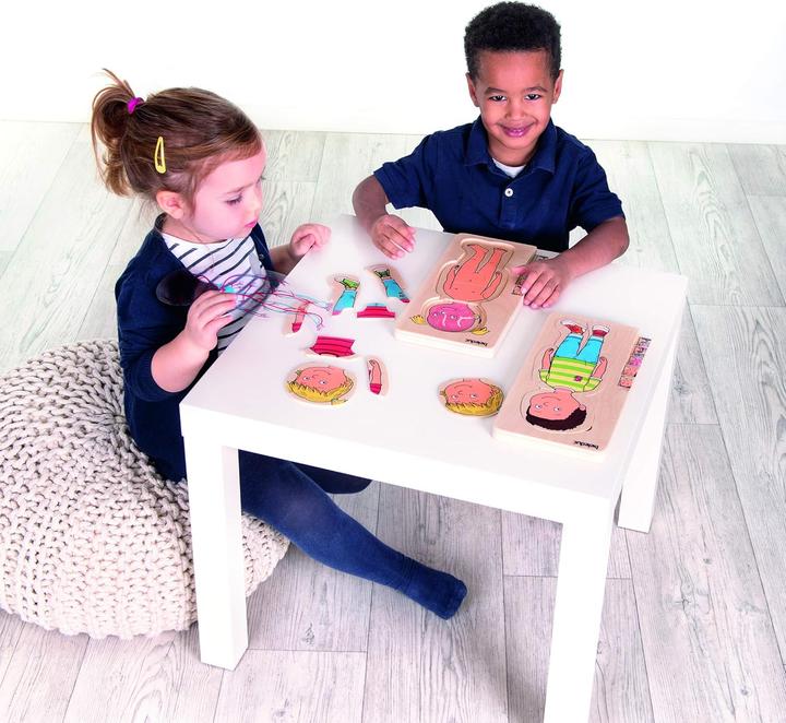Produktbild Beleduc Lagen-Puzzle Dein Körper Junge (29 Teile)