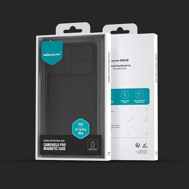 Thumbnail - Nillkin CamShield Pro MagSafe Series Hardcase Hülle (Apple iPhone 15 Plus), Smartphone Hülle, Grün