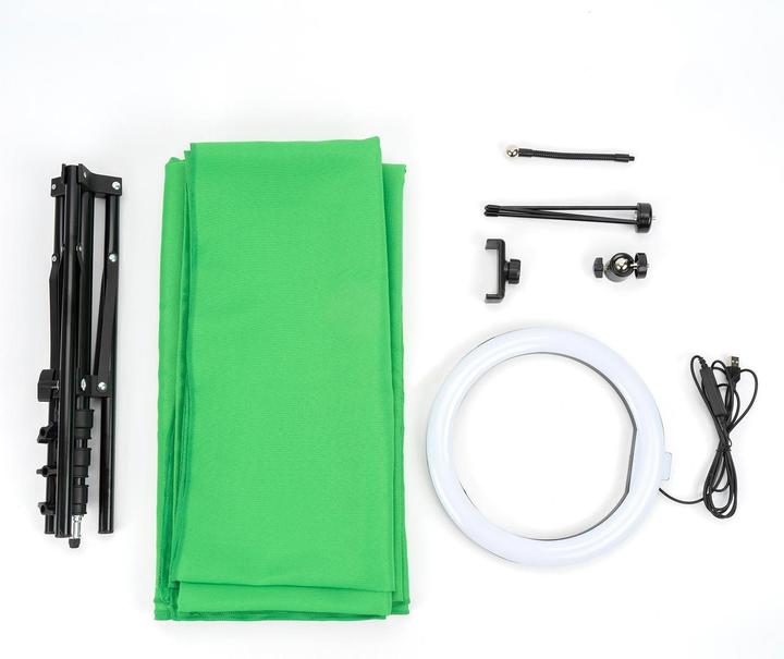 Actual product image 4smarts LoomiPod XL with Green Screen (Ring light)