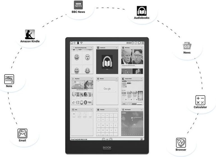 Produktbild Onyx Boox Note Pro (10.30", 64 GB, Grau, Schwarz)