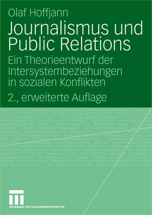 Produktbild Journalismus und Public Relations (Deutsch, Olaf Hoffjann, 2007)