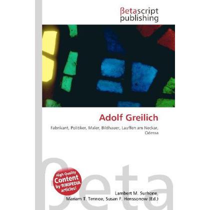 Adolf Greilich, Fachbücher
