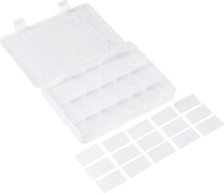 Immagine prodotto Tru Components TC-SG18-012 Sortimentskasten (L x B x H) 200 x 160 x 30 mm Anzahl