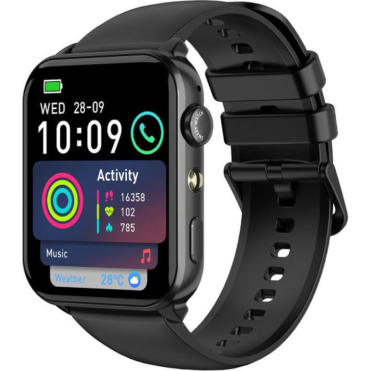Blackview R30 Max (Montre connectée - 1.91" - Appels bluetooth) Noir, Smartwatch