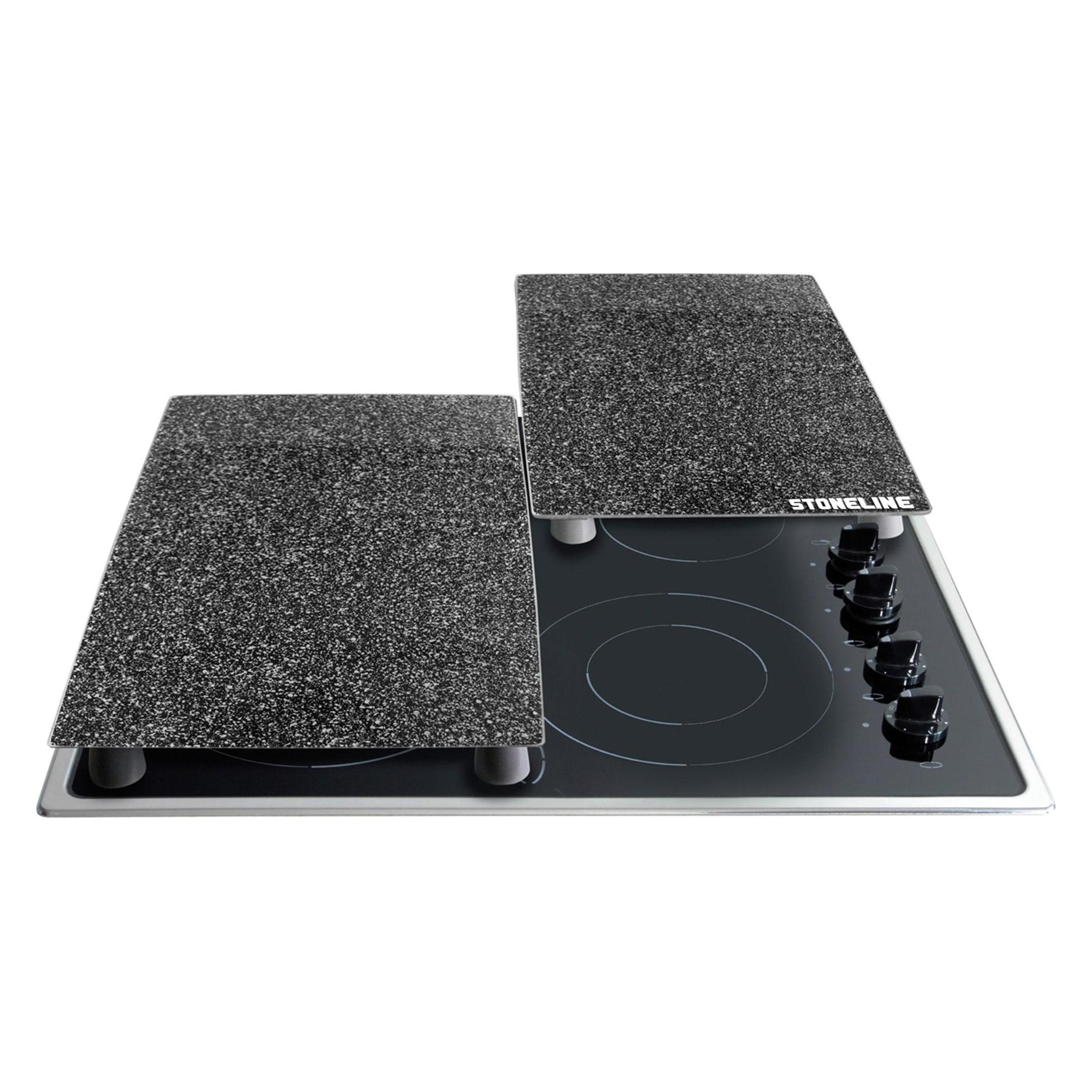 GLEM GAS - Piano Cottura GTH32M in Vetroceramica 2 Zone Colore Nero