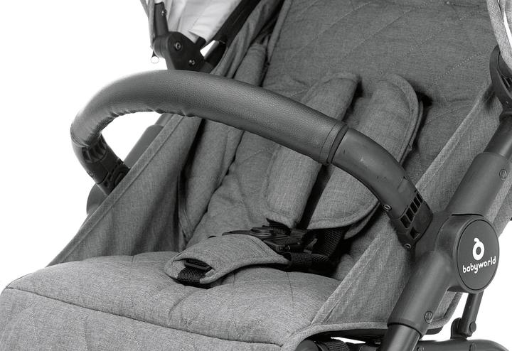 Produktbild Babyworld Sportwagen Explorer anthrazit (0.50 - 3 Jahre)