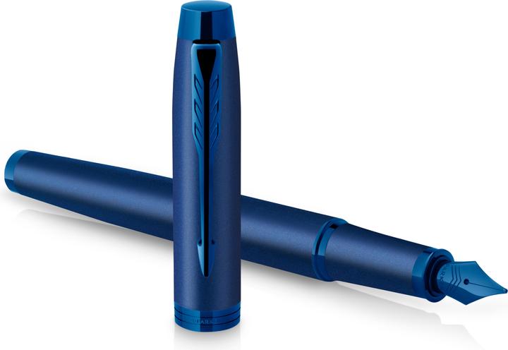 Actual product image Parker Pen Fountain pen IM Monochrome PVD M (Blue, 1 x)