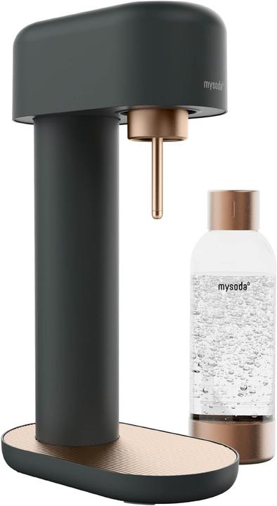 Actual product image Mysoda Incl. 1 quick-lock premium flask - Aluminium - Sort/kobberfarvet