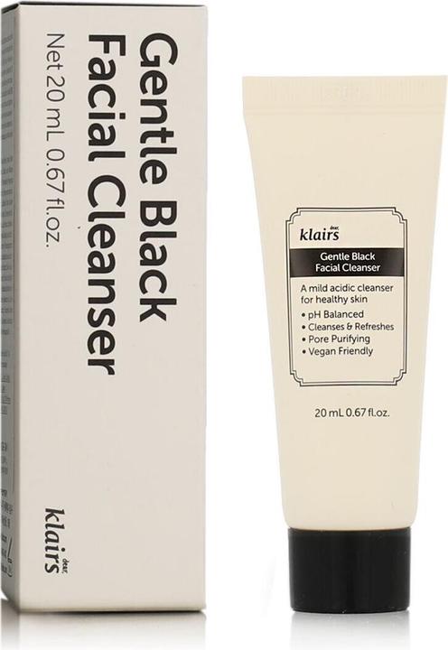 Image du produit Dear Klairs Nettoyant visage noir doux (Lait nettoyant, 20 ml)