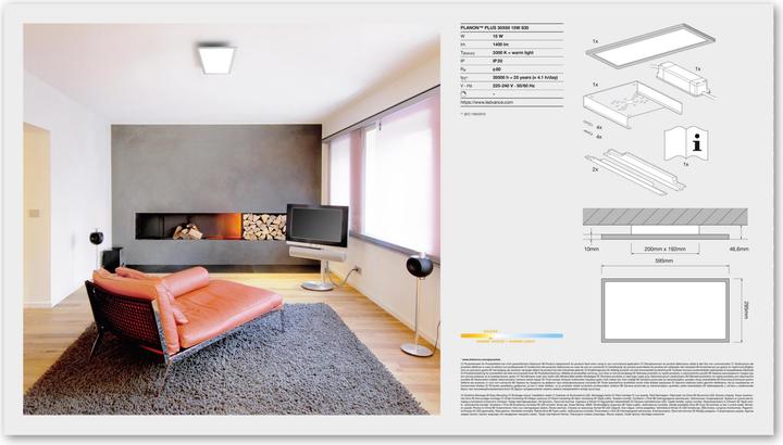 Actual product image Ledvance Planon Plus (1400 lm)