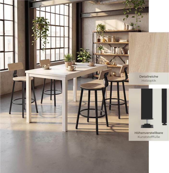 Produktbild tectake Barhocker Poole