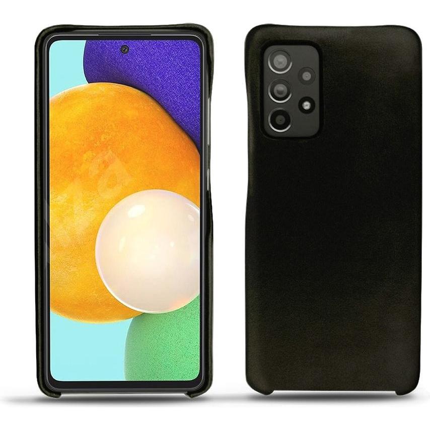 Noreve Lederschutzhülle (Samsung Galaxy A52), Smartphone Hülle, Schwarz