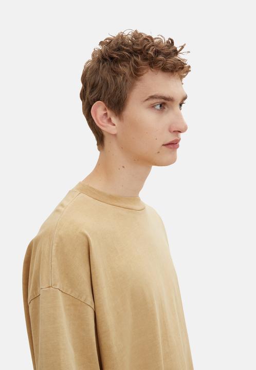 Actual product image Tom Tailor Shirt Oversized-T-Shirt mit Rundhalsausschnitt aus Baumwolljersey (XL)